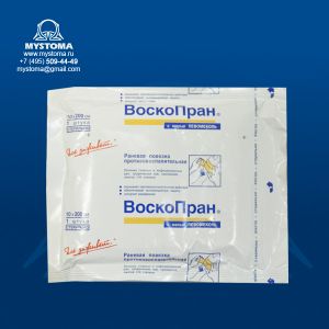 Повязка "ВоскоПран" с мазью "Левомеколь"  10 х 200 cм №1           заказать по цене от 1670 рублей с доставкой ― MyStoma.ru