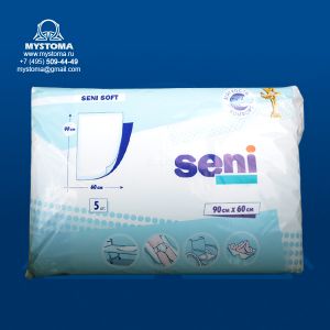 # Пеленки seni  soft  90 x 60 cм по 5 шт. заказать по цене от 210 рублей с доставкой ― MyStoma.ru