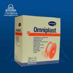 900570# Omniplast  Пластырь из текстильной ткани /цвет кожи/: 1,25 см х 9,2 м (5шт.)