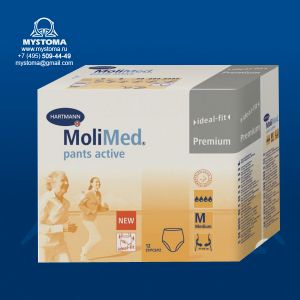 MoliMed Pants Active -Трусики впитывающие для женщин, размер M, (70-100 см),12 шт. купить по цене от 992 рублей с доставкой ― MyStoma.ru