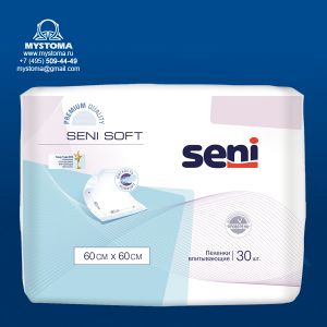 # Пеленки Soft Seni (Софт Сени) 60 х 60 см 30шт заказать по цене от 772 рублей с доставкой ― MyStoma.ru