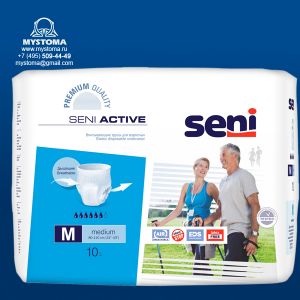 # Трусы  впитывающие для взрослых Seni Active Medium по 10 шт. купить по цене от 630 рублей с доставкой ― MyStoma.ru