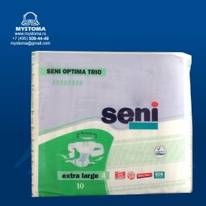 Подгузник поясной SENI OPTIMA TRIO  Extra Large по 10 шт. приобрести по цене от 1019 рублей с доставкой ― MyStoma.ru