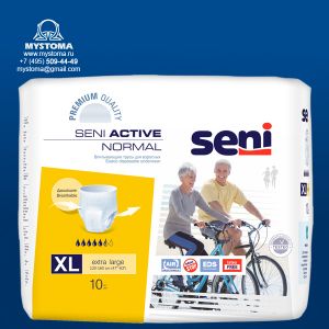 # Трусы впитывающие для взрослых Seni Active Normal Extra Large по 10 шт. заказать по цене от 772 рублей с доставкой ― MyStoma.ru