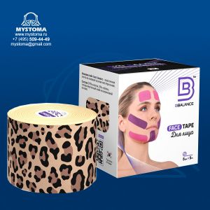 Кинезио тейп BB FACE TAPE 5см*5м леопард заказать по цене от 790 рублей с доставкой ― MyStoma.ru