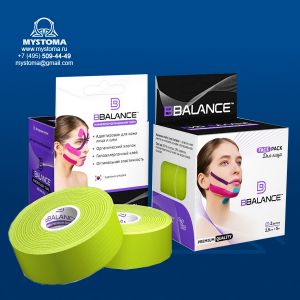 Кинезио тейп BB FACE PACK 2,5см*5м лайм (2 рул.) приобрести по цене от 650 рублей с доставкой ― MyStoma.ru