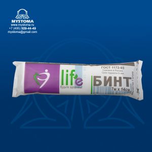 # Бинт нестерильный life 7х14 см в Инд. Уп.  купить по цене от 20 рублей с доставкой ― MyStoma.ru