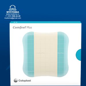 Повязка Coloplast Comfeel Plus, гидроколлоидная, 10 х 10 см приобрести по цене от 180 рублей с доставкой ― MyStoma.ru