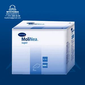 163610(163003)#MoliNea super - МолиНеа супер - Впитывающие пеленки: размер60 х 90 см,170 г/м2 50 шт. приобрести по цене от 43 рублей с доставкой ― MyStoma.ru
