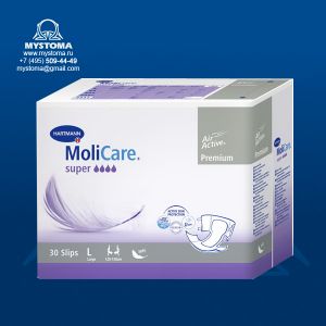 MoliCare Premium super soft  - Воздухопроницаемые подгузники: р-р S (60-90 см), 30 шт. приобрести по цене от 1750 рублей с доставкой ― MyStoma.ru