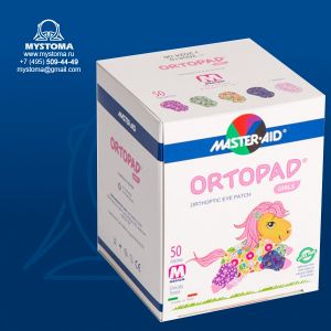 Пластырь для глаз / Окклюдеры детские Ортопад для девочек | классик (Medium 54x76) 2-4 лет заказать по цене от 0 рублей с доставкой ― MyStoma.ru