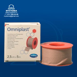 Omniplast  Elastic Пластырь из текстильной ткани /цвет кожи/:2,5 см х 5 м без еврохолдера 1шт приобрести по цене от 140 рублей с доставкой ― MyStoma.ru