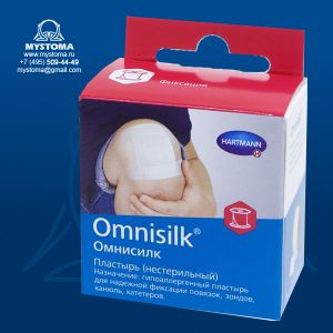 OMNISILK-фикс.пластырь 1,25смх5м 1шт. с еврохолдером  приобрести по цене от 96 рублей с доставкой ― MyStoma.ru