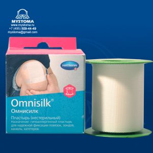 OMNISILK-фикс.пластырь 5смх5м 1шт. с еврохолдером заказать по цене от 247 рублей с доставкой ― MyStoma.ru