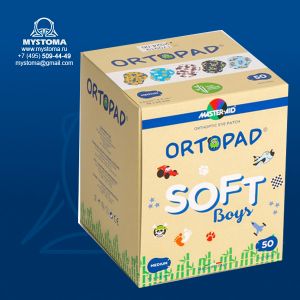 Окклюдеры детские Ортопад для мальчиков | софт  (Medium 54x76) 2-4 лет приобрести по цене от 0 рублей с доставкой ― MyStoma.ru