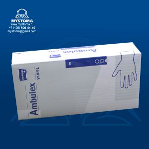 Перчатки Ambulex смотровые одноразовые, нестерильные, нитриловые неопудренные р-р L купить по цене от 500 рублей с доставкой ― MyStoma.ru