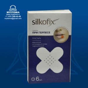 # Пластырь медицинский Silkofix на полимерной основе гидроколлоидный ПРИ ГЕРПЕСЕ №6 купить по цене от 115 рублей с доставкой ― MyStoma.ru