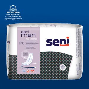 # Вкладыши урологические для мужчин "SENI MAN" Super по 10 шт купить по цене от 281 рублей с доставкой ― MyStoma.ru