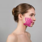 bbf55b Кинезио тейп BB FACE TAPE ШЕЛК 5см*5м голубой