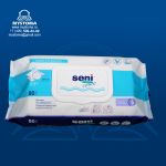 SE-231-WK80-001# Seni Care Салфетки влажные для ухода,обогащ. витамином E и Аллантоином по 80шт