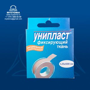 Унипласт лейкопластырь фиксир. 1,25*500 см (натур) купить по цене от 55 рублей с доставкой ― MyStoma.ru